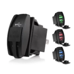 Rocker Dual USB Socket